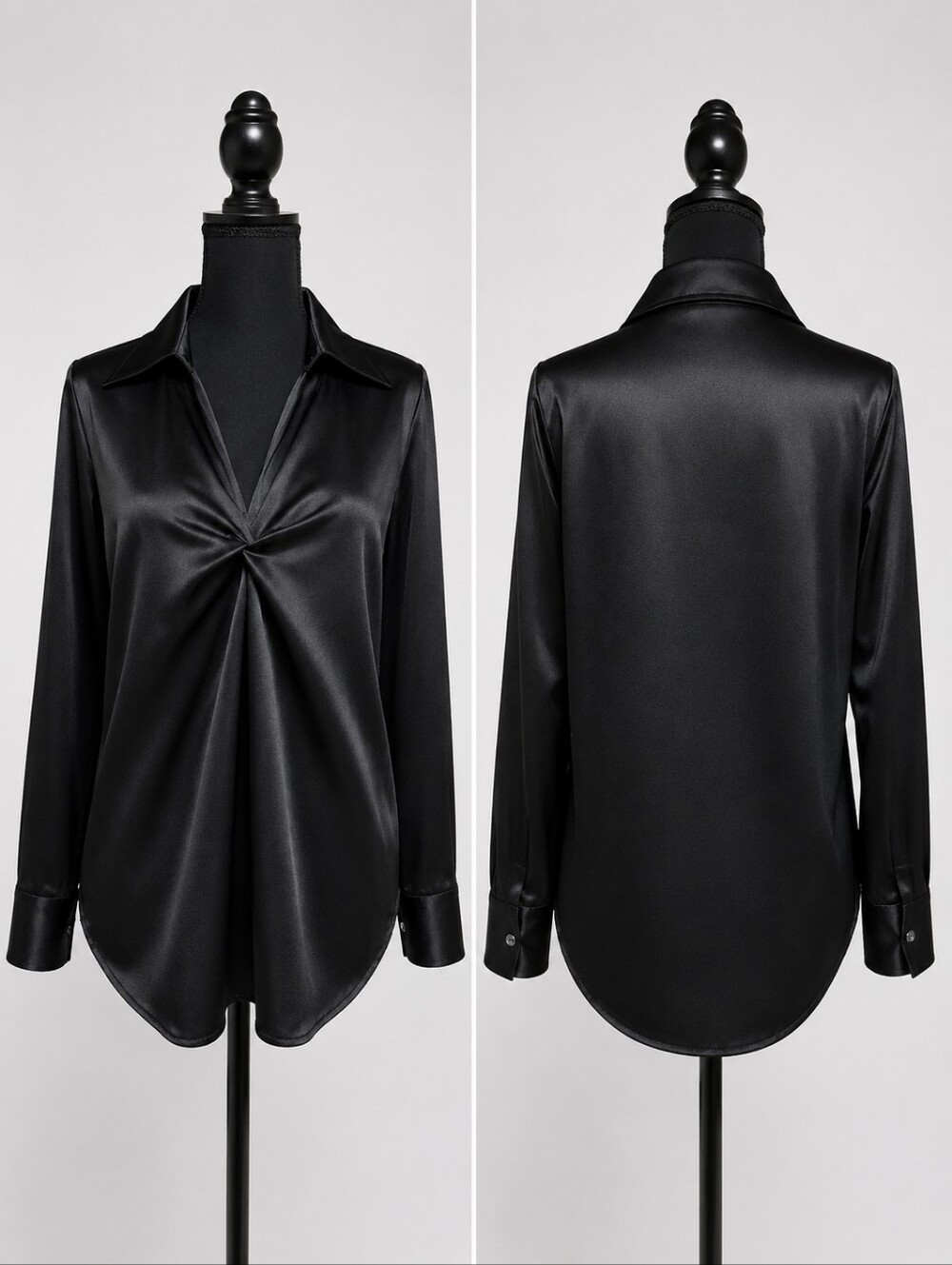 Satin Blouse Longsleeve